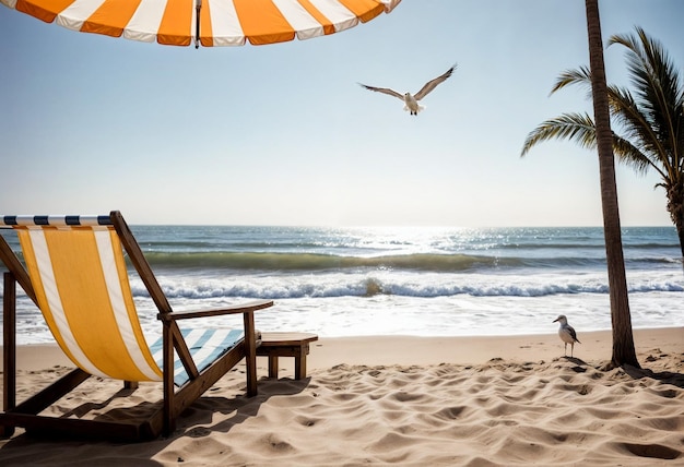 Couchette au soleil Votre refuge au bord de la plage