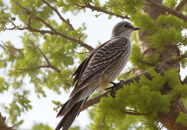 Photo un coucou juvénile dans un arbre