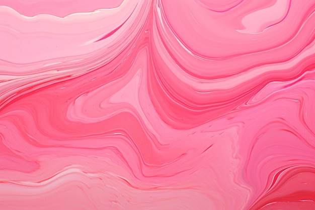 Coulée acrylique avec dégradé rose