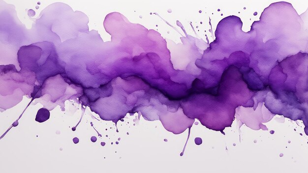 couleur d'aquarelle fond violet