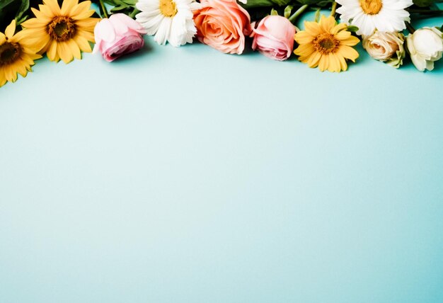 couleur d'arrière-plan floral papiers peints de bureau floral modèle