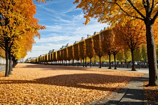 Couleur de l'automne à Paris