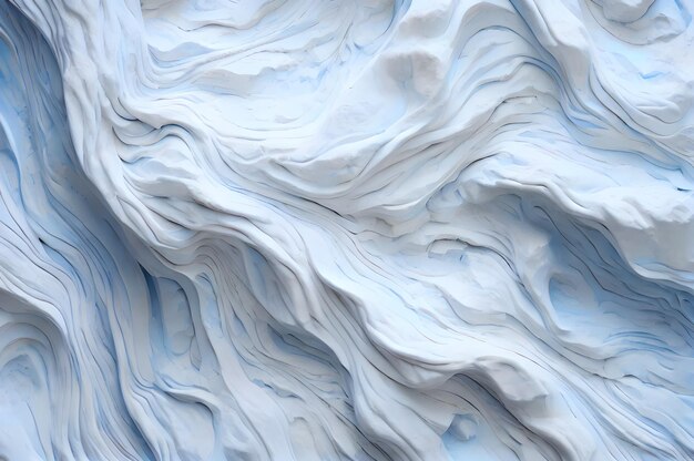 couleur bleue et blanche texture réaliste d'un beau rocher sculpté papier peint d'arrière-plan 3D