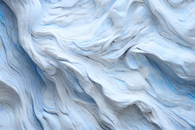 couleur bleue et blanche texture réaliste d'un beau rocher sculpté papier peint d'arrière-plan 3D