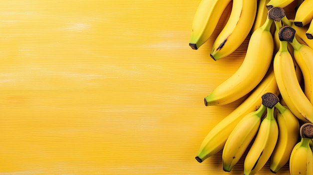 Couleur jaune de fond de fruit de banane