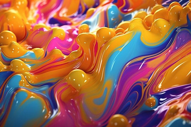 Couleur liquide de fond abstrait liquide abstrait