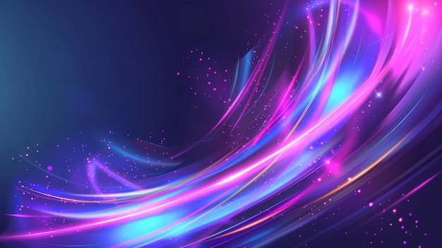 couleur néon brillante abstract futuriste arrière-plan