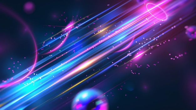 couleur néon brillante abstract futuriste arrière-plan