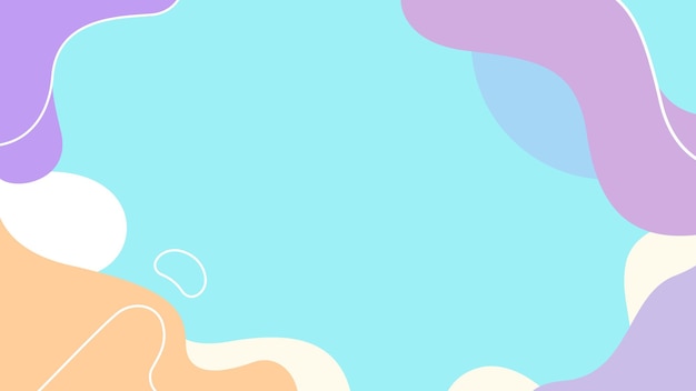 Couleur de papier peint moderne dans un design de flux moderne