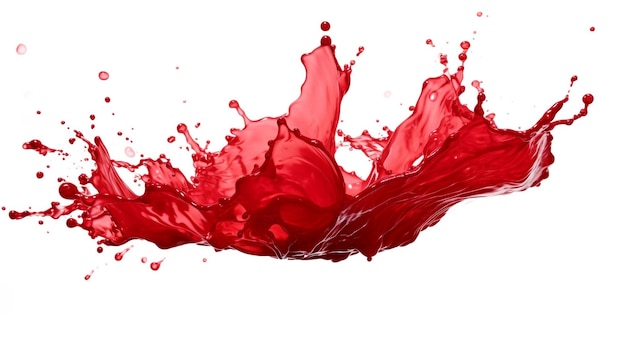 Couleur rouge Splash