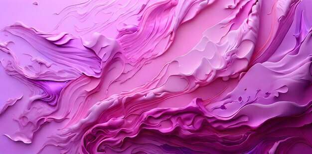 couleur violette abstraite mer peinte en 3D papier peint mural d'arrière-plan