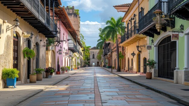 Les couleurs captivantes de Santo Domingos Le charmant quartier colonial