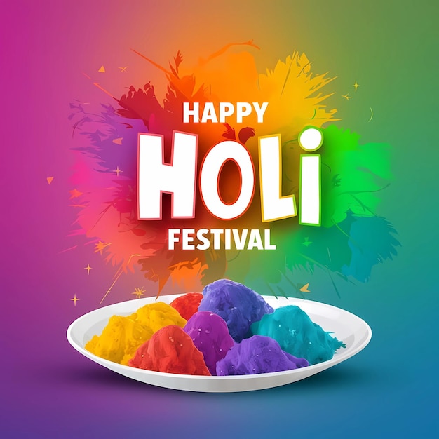 Les couleurs de la célébration indienne du Holi