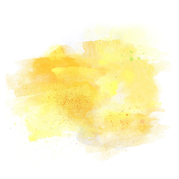 Couleurs du soleil Fond aquarelle aquarelle artistique isolé sur blanc avec espace de copie