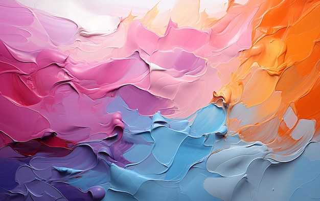 Des couleurs d'été vibrantes papier peint en acrylique de bureau
