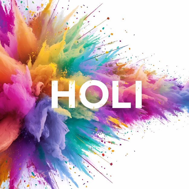 Les couleurs de Holi sont un symbole d'amour et de bonheur