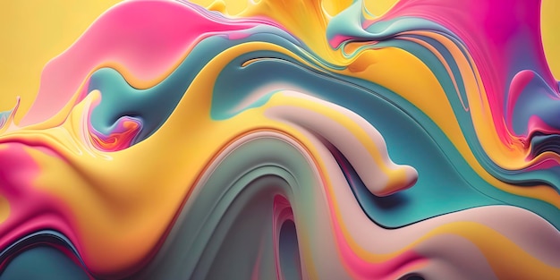 Des couleurs pastel tournantes abstraites comme papier peint de fond