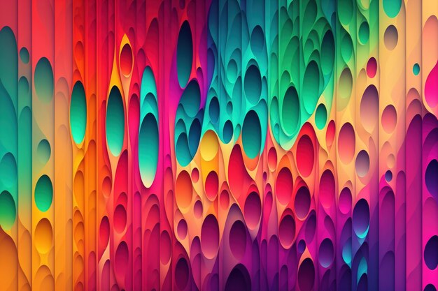 Photo des couleurs vibrantes se fondent dans un motif de toile de fond abstrait