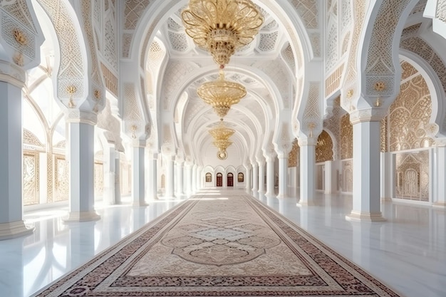 Un couloir dans le palais des vents