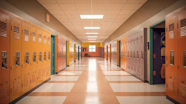 Couloir de l'école primaire