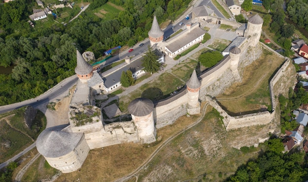 coup de l'ancien château, vue d'en haut