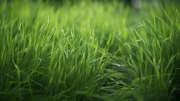 coup de détail d'herbe