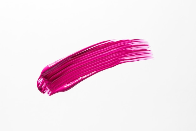 Coup de pinceau abstrait peinture rose