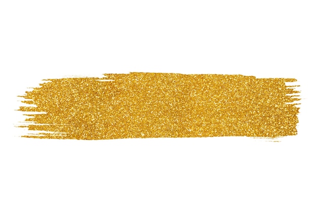 Un coup de pinceau d'or étincelant