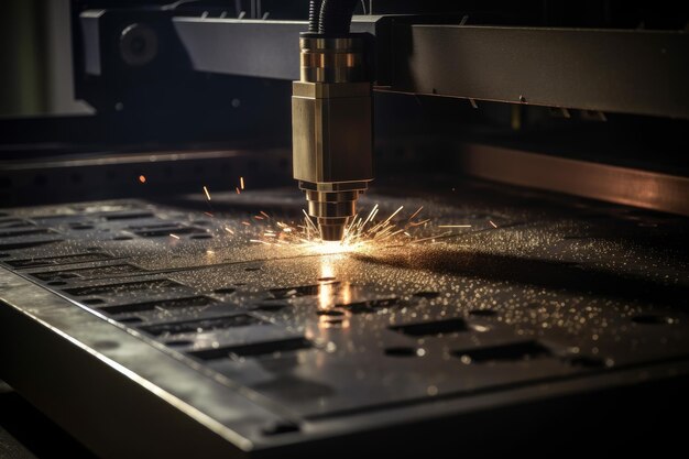 Coupe au laser du métal Générer Ai