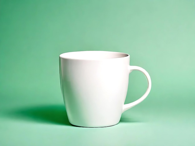 Photo coupe blanche réaliste vectorielle gratuite et tasse blanche images générées par l'ia