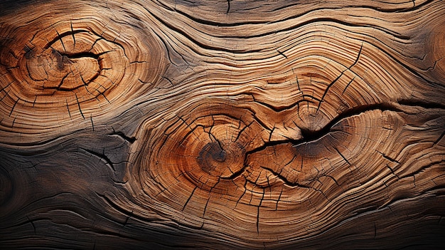 Coupe en bois texturée