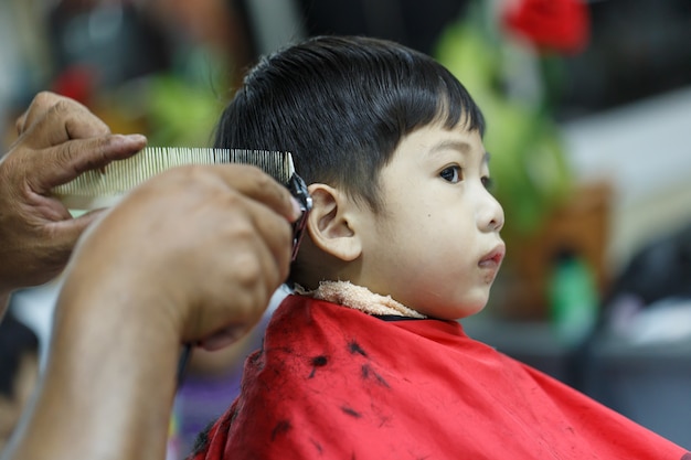 Coupe de cheveux pour enfants