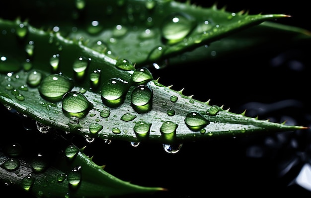 couper le gel d'aloe vera plantes d'aloès cosmétique