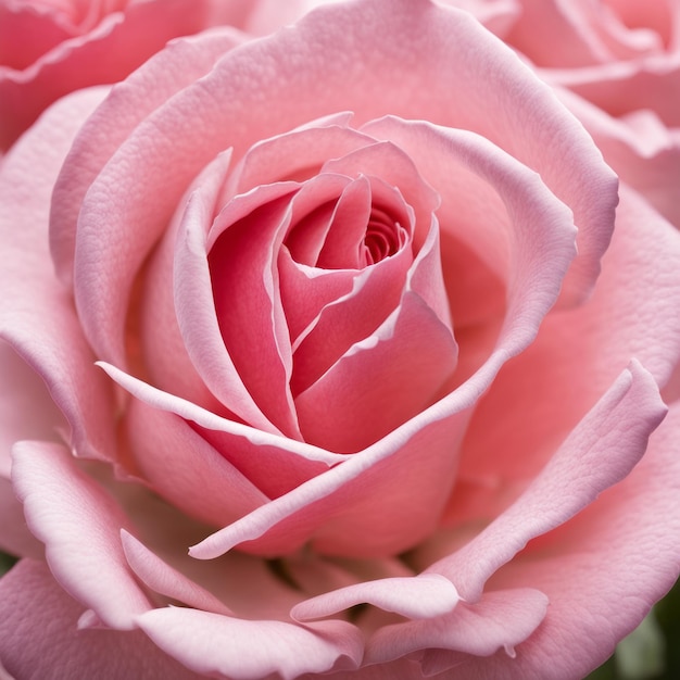 Coupez une seule rose rose en pleine floraison sur un fond blanc