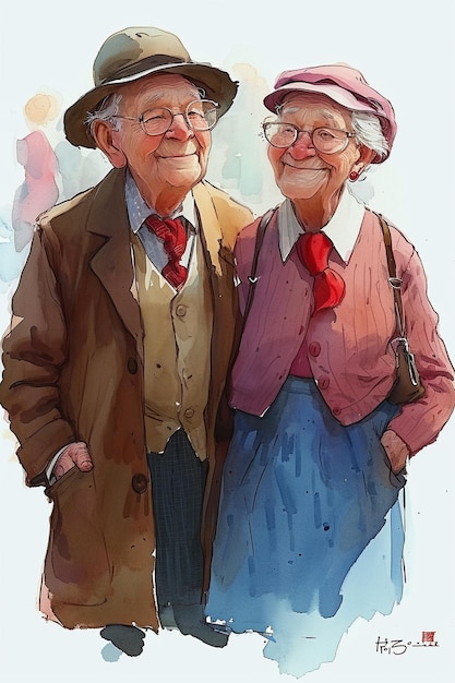 Un couple âgé