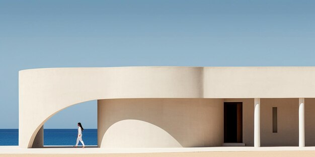 Photo un couple est debout sur un balcon et l'homme porte un costume.