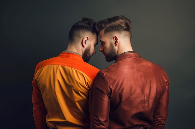 Couple LGBT ai génératif