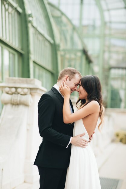 Couple de mariés à Vienne