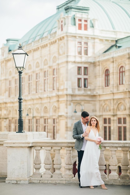 Couple de mariés à Vienne