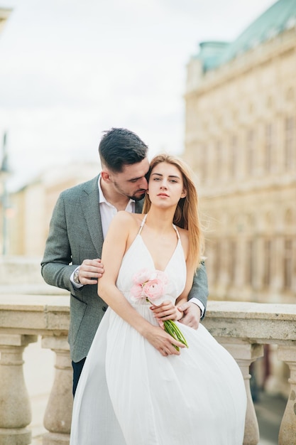 Couple de mariés à Vienne