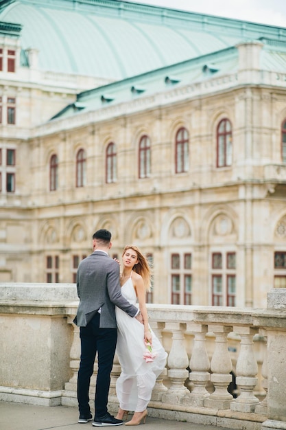 Couple de mariés à Vienne