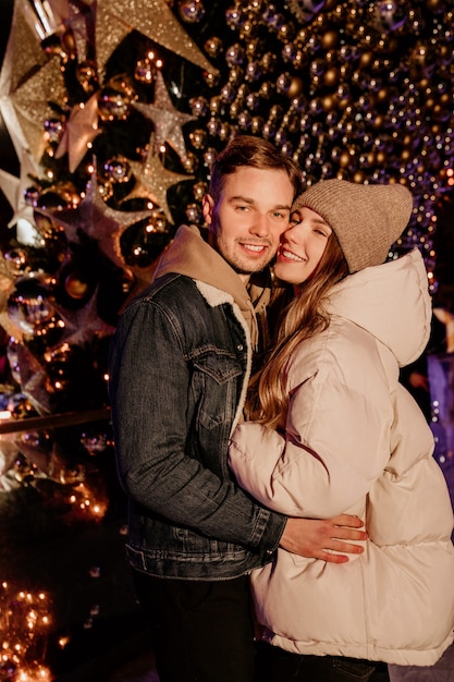 Couple à la patinoire