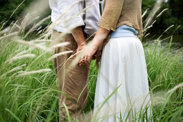 Couple de personnes âgées Senior Romance Love Concept