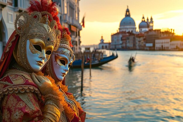 un couple de personnes qui se tiennent dans l'eau