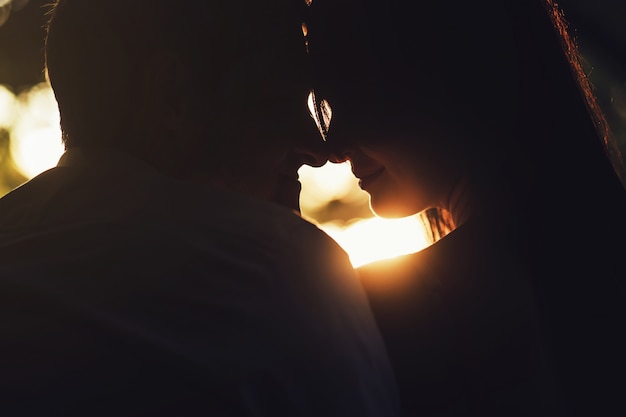 Couple de silhouette