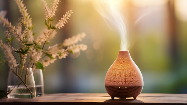 Un couple de vases assis sur une table