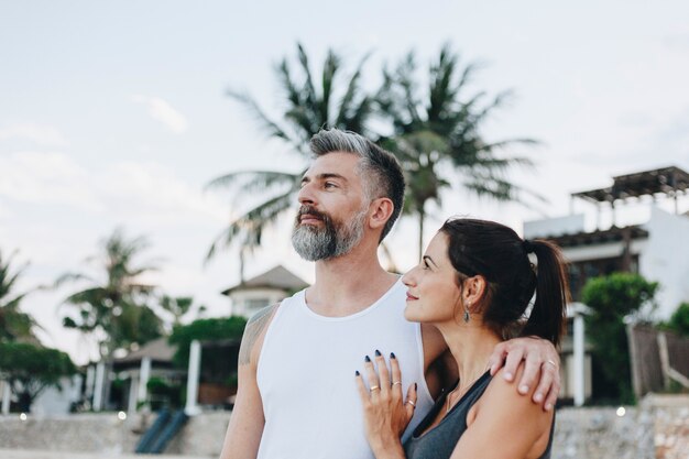 Couple en voyage de noces