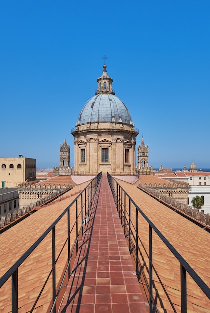 Coupole principale de la cathédrale de Palerme