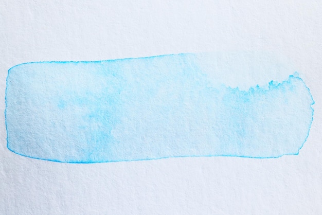 coups de pinceau bleu aquarelle abstrait