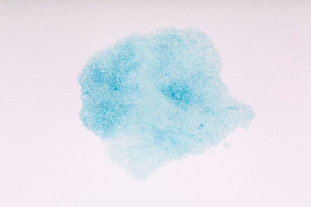 Coups de pinceau bleu fond aquarelle de peinture aquarelle sur papier blanc photo de haute qualité